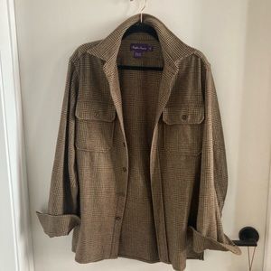 Ralph Lauren Purple Label Italian 100% cashmere shirt/jacket. Luxurious colors